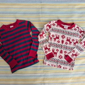⭐ Lot of 2 Hanna Andersson PJ pajama tops size 5